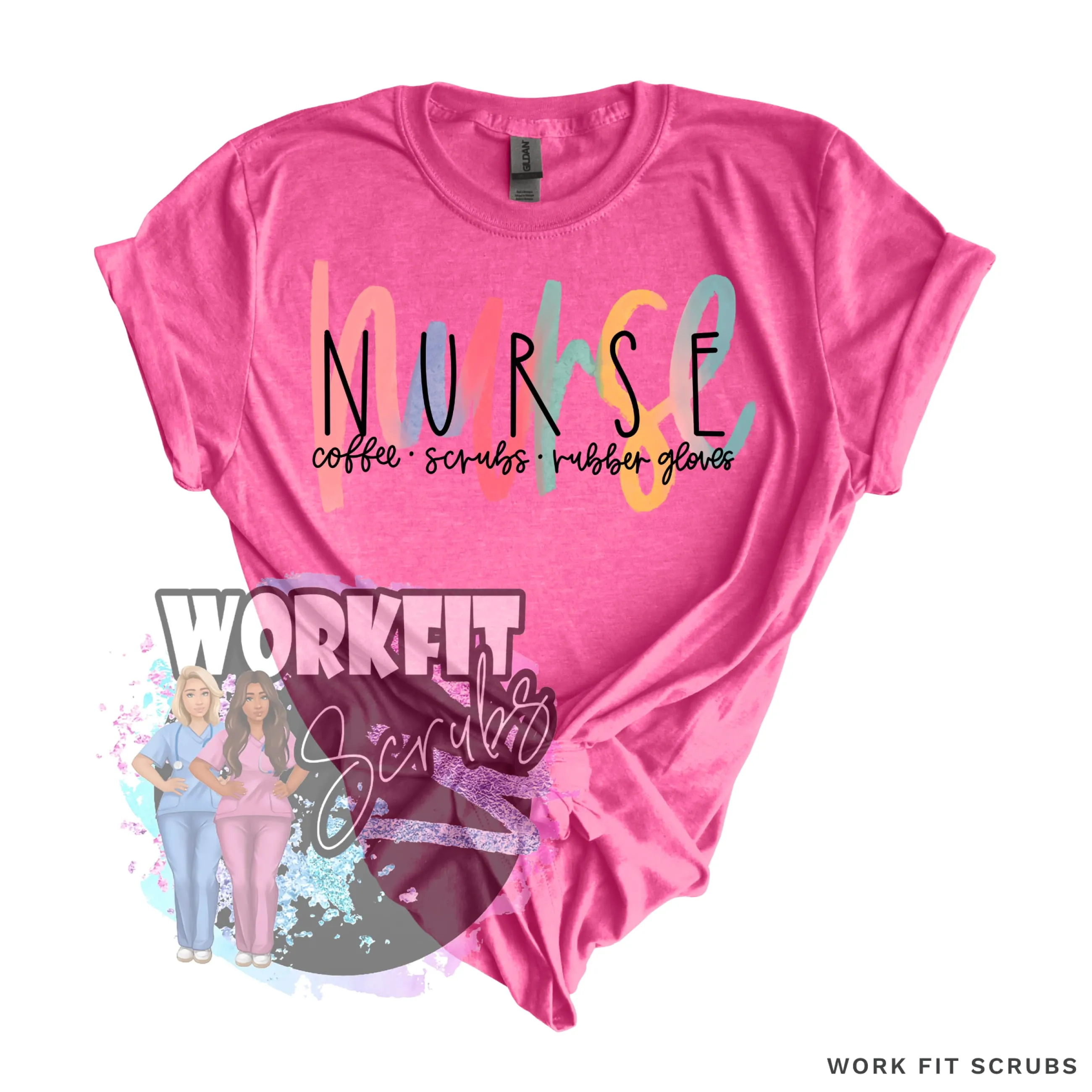 Nurse scribble Tee