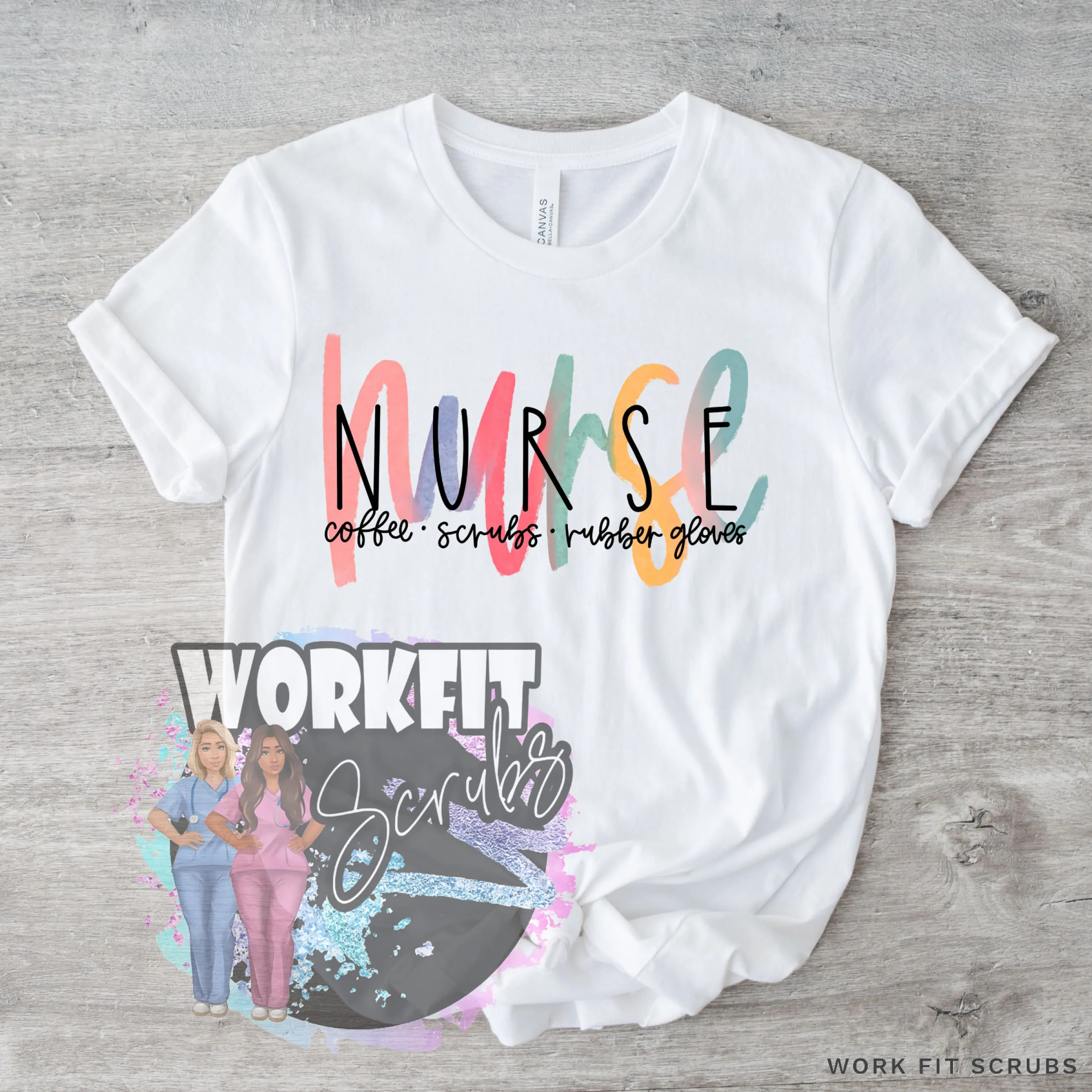 Nurse scribble Tee