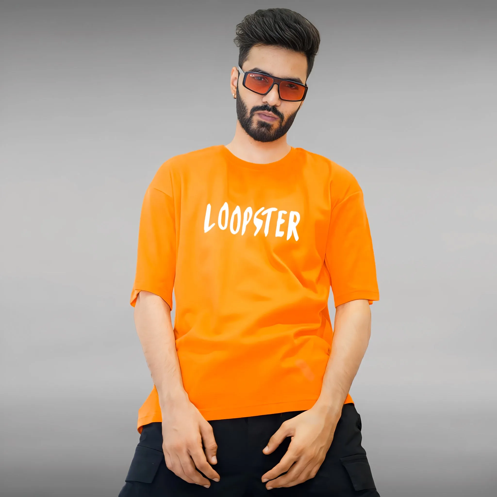 Orange Unisex Youth 10 Relaxed Fit T-shirt