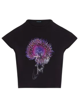 pink anemone cropped t-shirt
