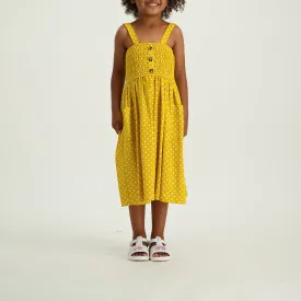 Polka Dot Smocking Dress