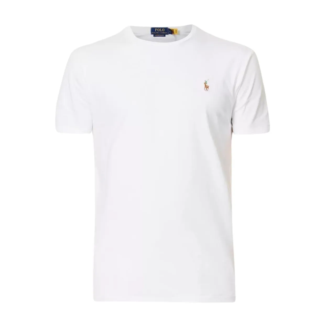 Polo Ralph Lauren Custom Slim Fit White T-Shirt