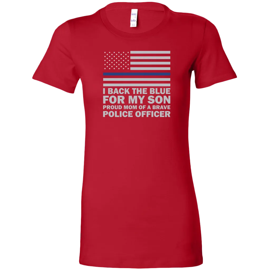 Proud Police Mom Women's T-Shirt