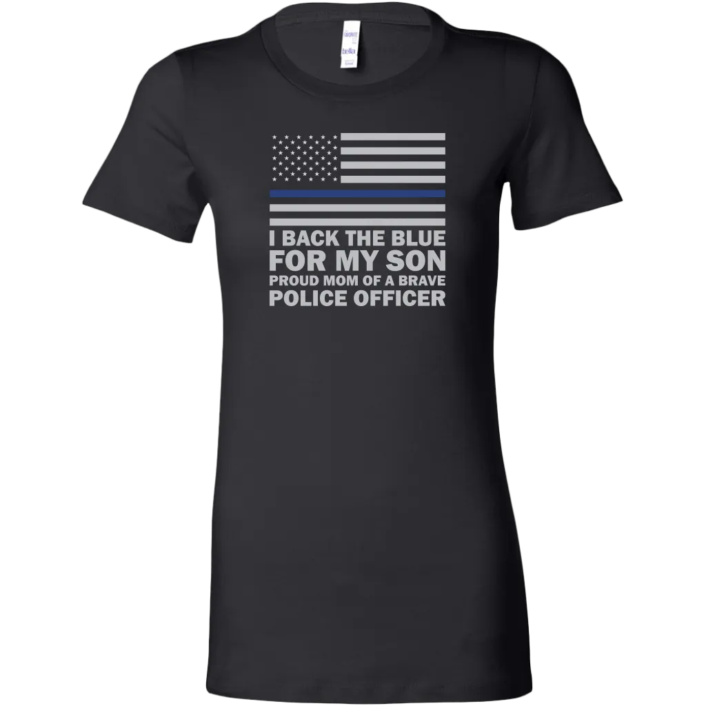 Proud Police Mom Women's T-Shirt