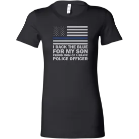 Proud Police Mom Women's T-Shirt
