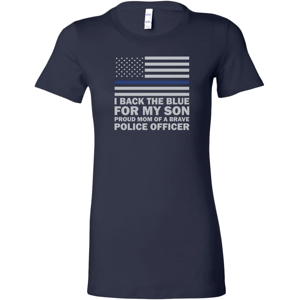 Proud Police Mom Women's T-Shirt