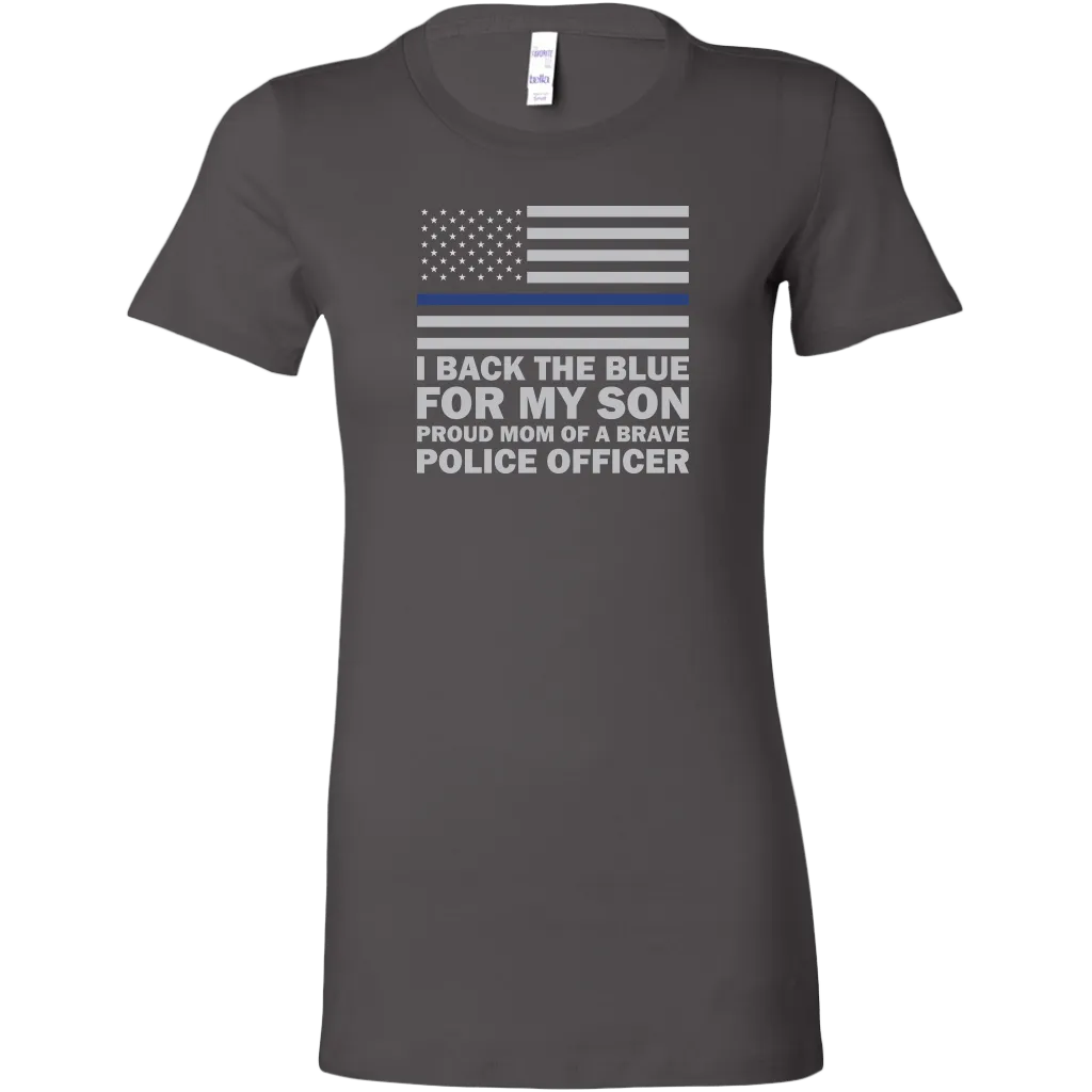 Proud Police Mom Women's T-Shirt