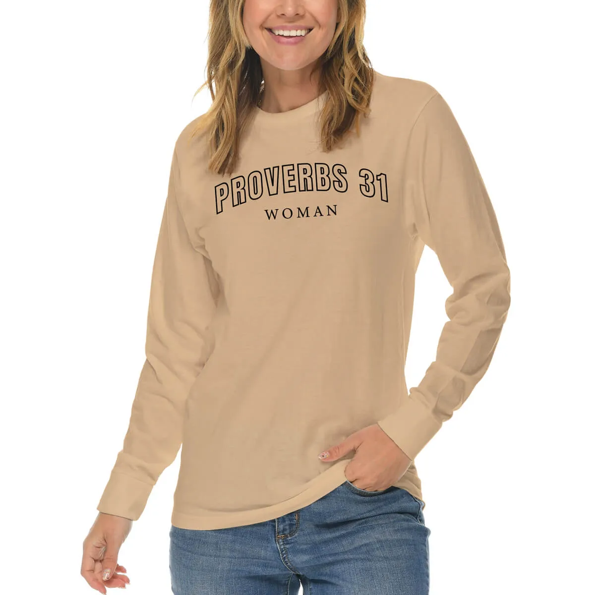 Proverbs 31 Woman Long Sleeve T Shirt