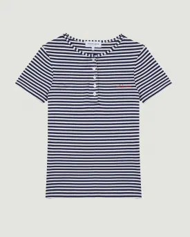 "Art De Vivre" marette ribbed t-shirt