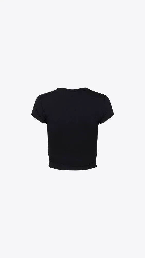 Short Sleeve T Shirt - Black