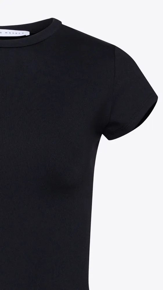 Short Sleeve T Shirt - Black