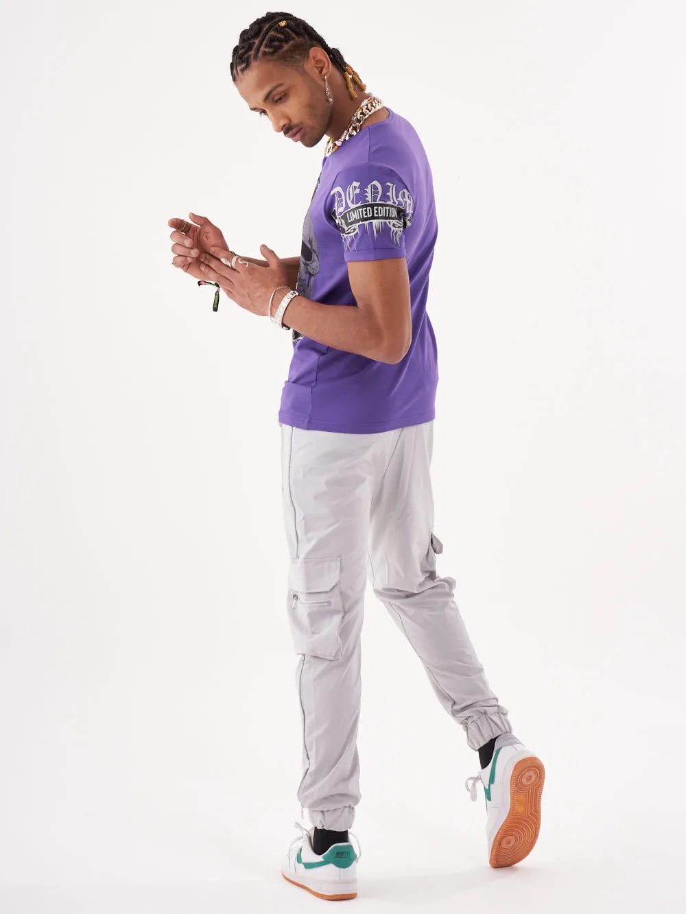 SKULL CRUSHER T-SHIRT | PURPLE