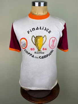 T-Shirt | 1984 | Roma vs Liverpool | European Cup Final | Bootleg T-Shirt