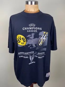 T-Shirt | 1997 | Juventus vs Dortmund | European Cup Final | Official T-Shirt