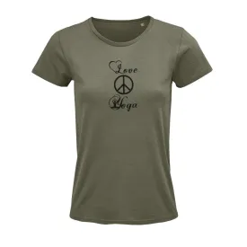 T-Shirt Bio - Love Peace Yoga -