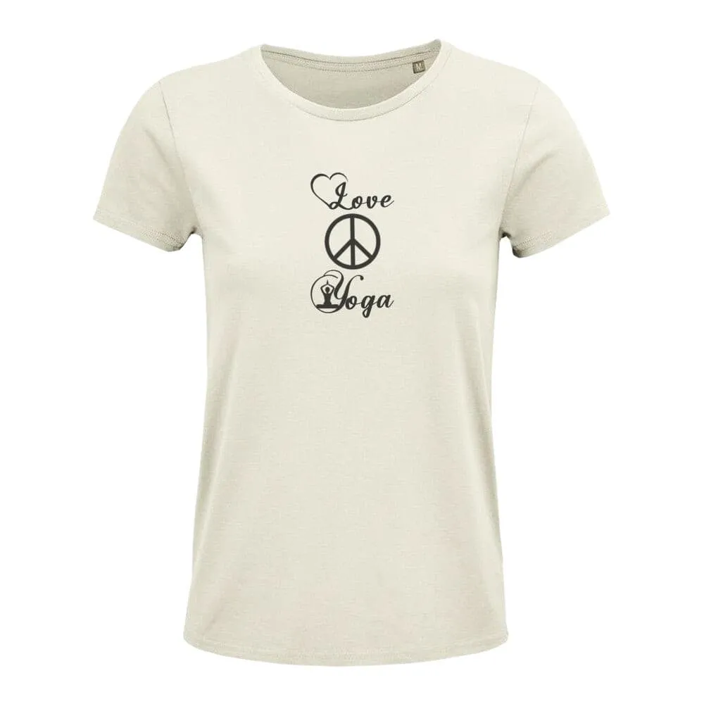 T-Shirt Bio - Love Peace Yoga -