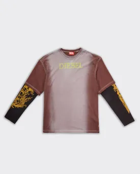 T-Shirt Double Layer T-Wesher Chocolate