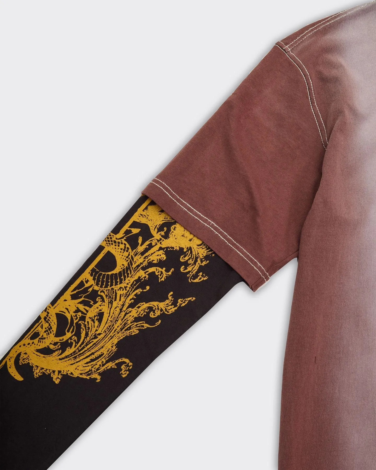 T-Shirt Double Layer T-Wesher Chocolate