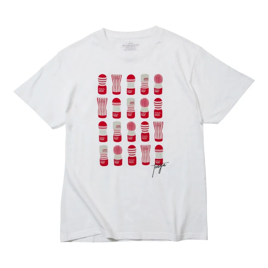 TENGA 20 CUPS T-Shirt [White]