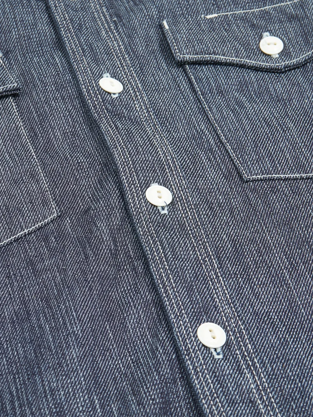 UES 11.4oz Indigo Double Weave Shirt