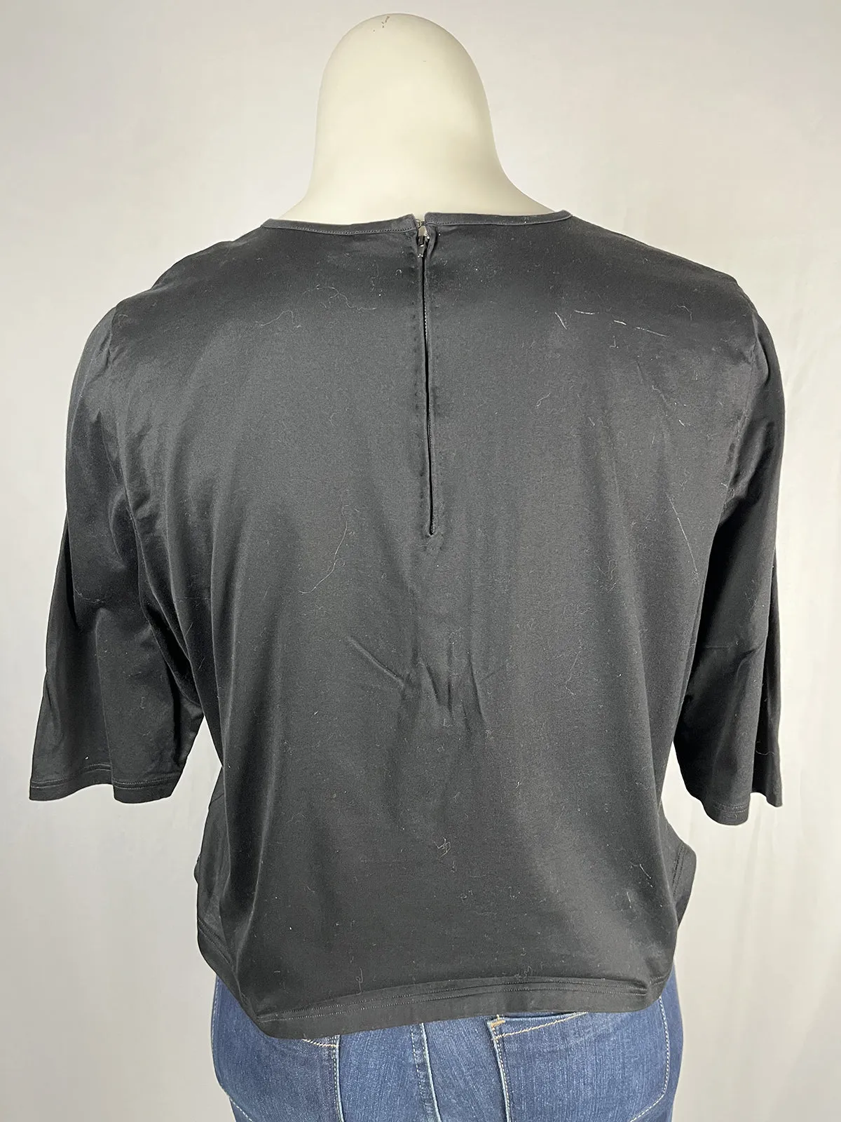 Vintage Averardo Bessi Size 18 Black Shirt