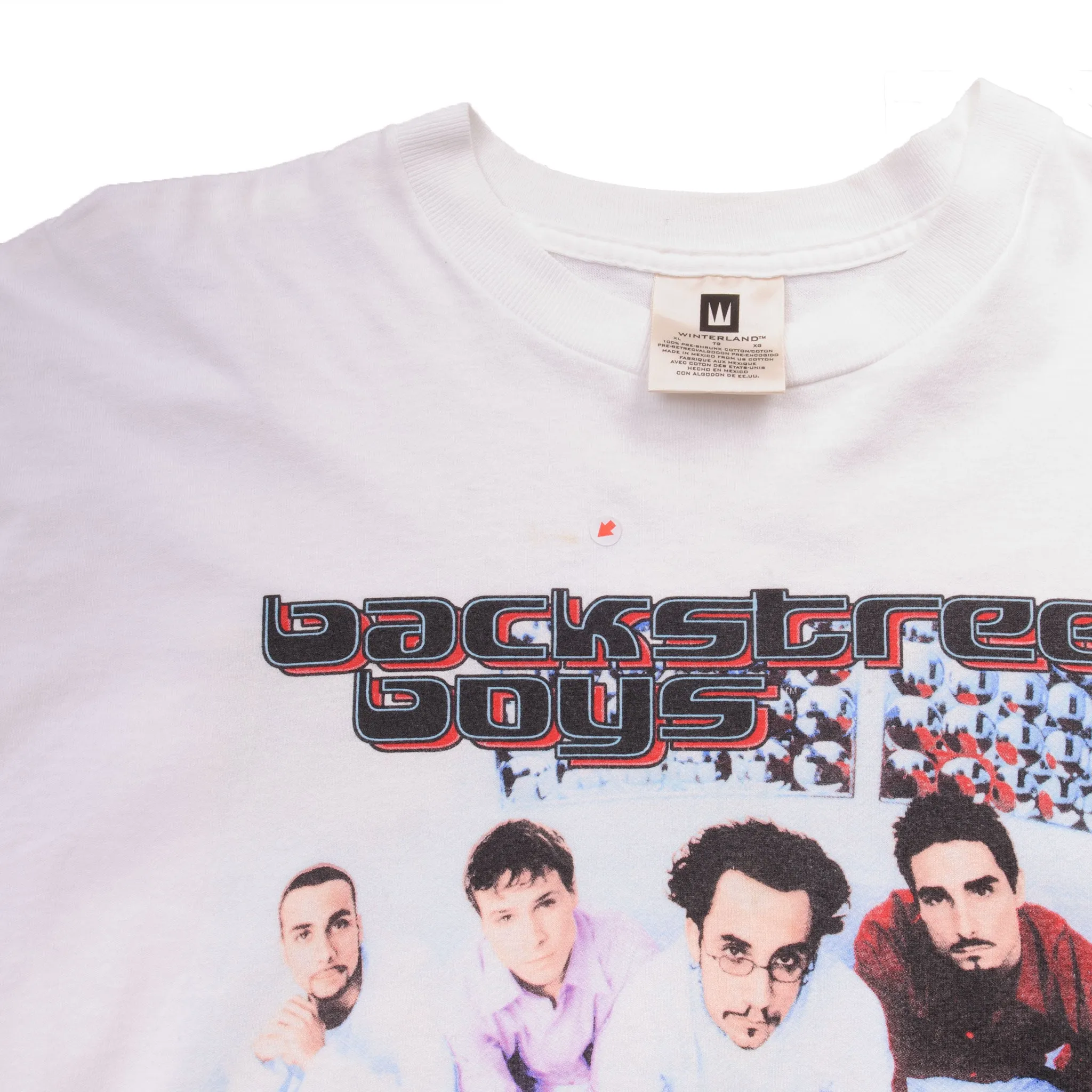 VINTAGE BACKSTREET BOYS MILLENNIUM TOUR TEE SHIRT 1999 2000 SIZE XL