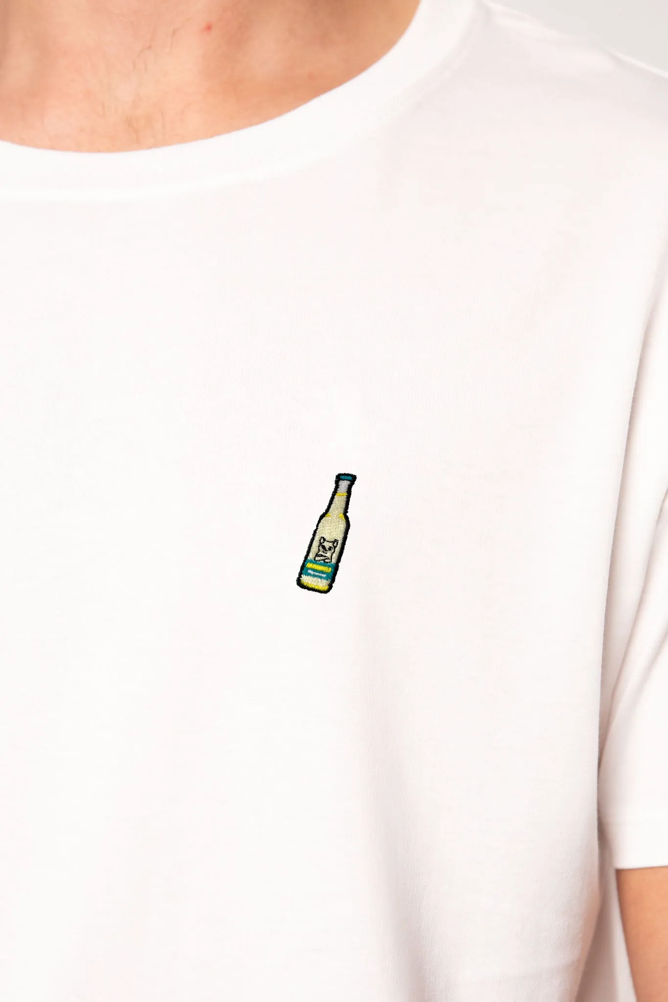 WINZZ Weinschorle  | Besticktes Männer Bio Baumwoll T-Shirt