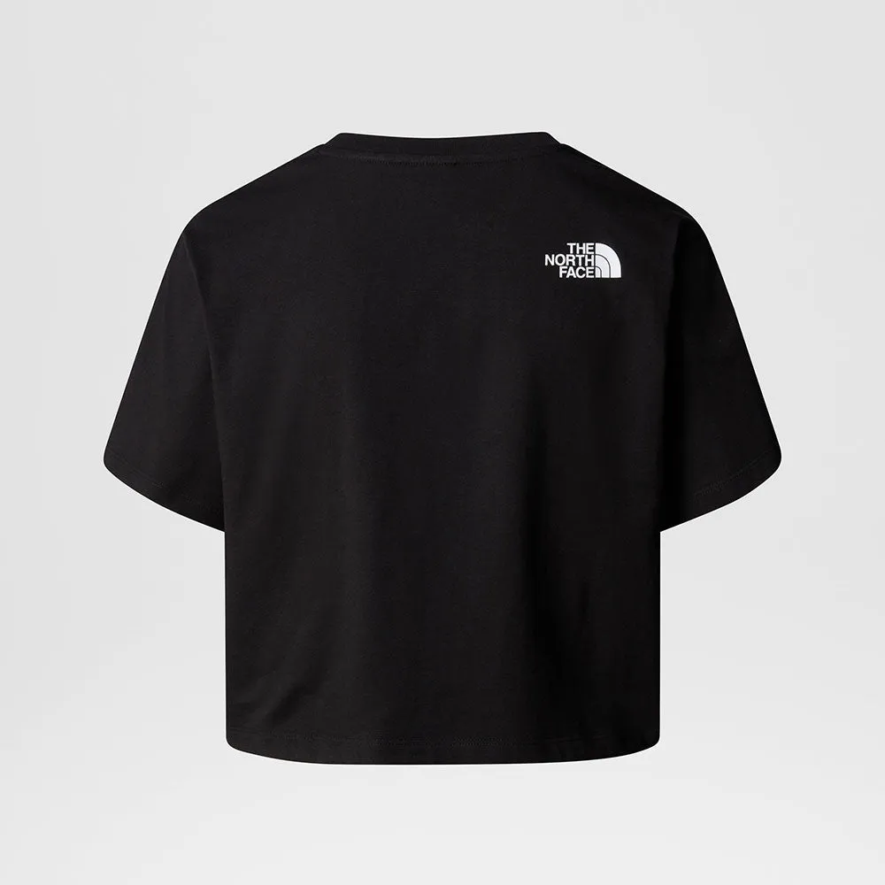 WOMEN'S CROPPED SIMPLE DOME T-SHIRT