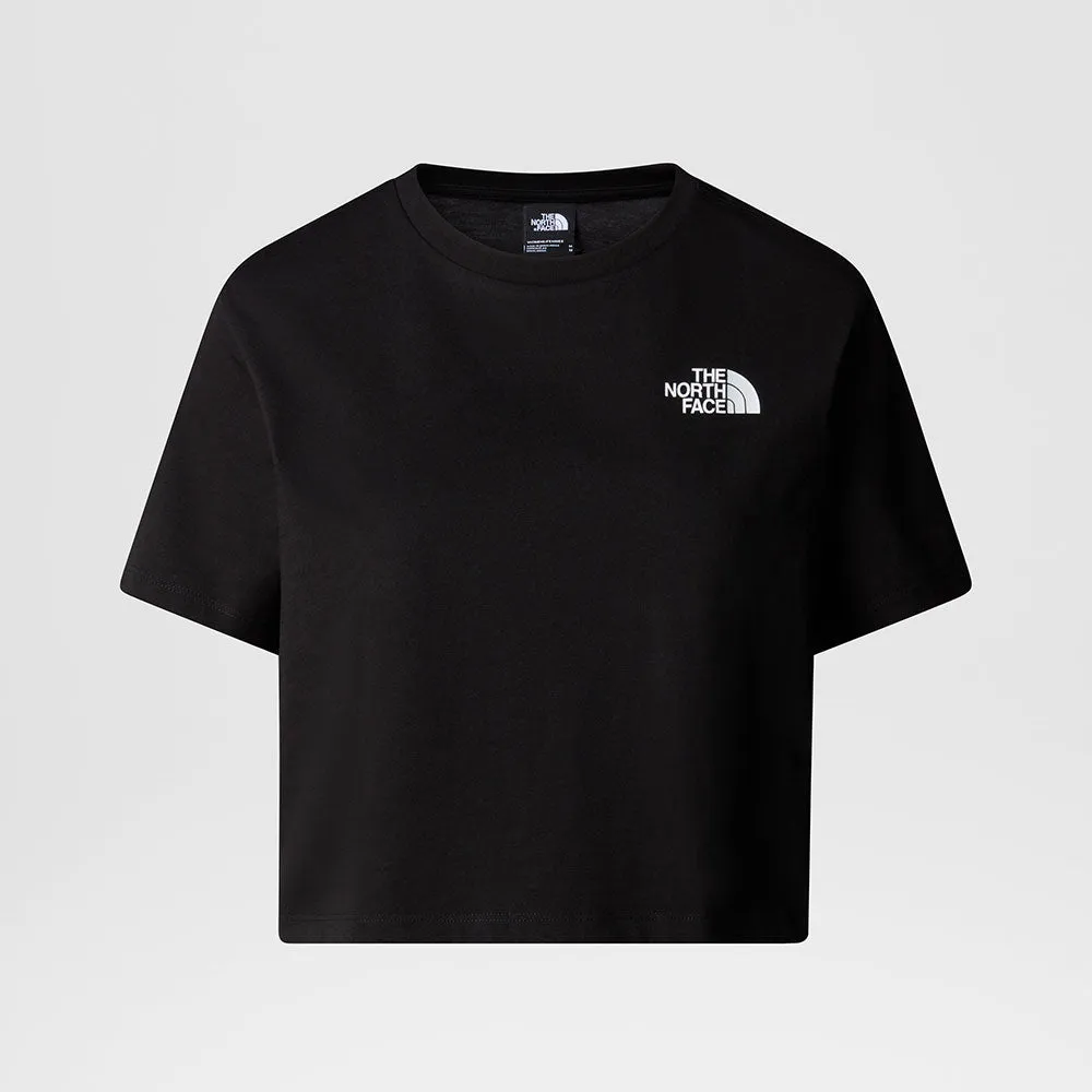 WOMEN'S CROPPED SIMPLE DOME T-SHIRT