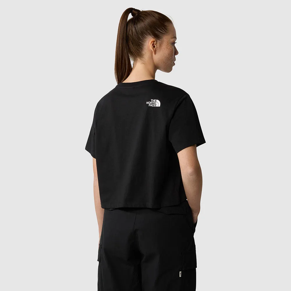 WOMEN'S CROPPED SIMPLE DOME T-SHIRT
