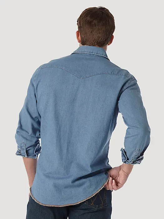 Wrangler Cowboy Stonewash Snap Up