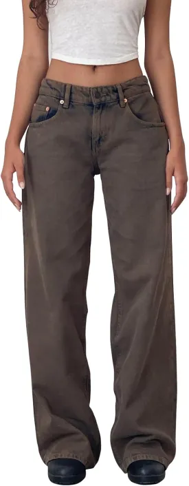 Y2k Low Rise Baggy Jeans Women Loose Fit Boyfriend Straight Wide Leg Jeans Trendy Stretch E-Girl Denim Pants